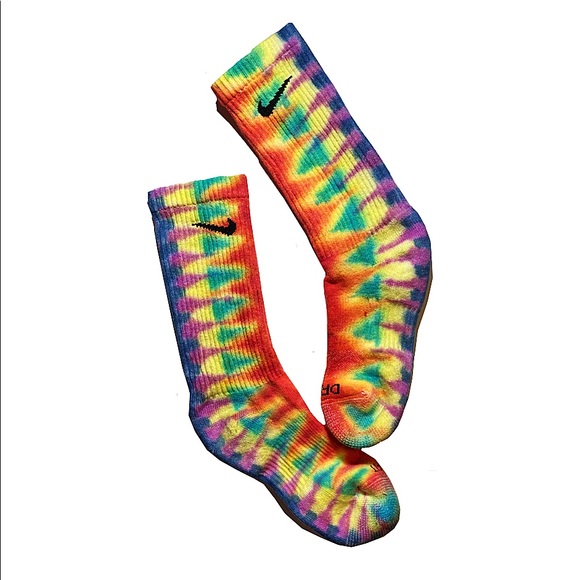 Nike socks rainbow tie dye (BRAND NEW) - Picture 1 of 4